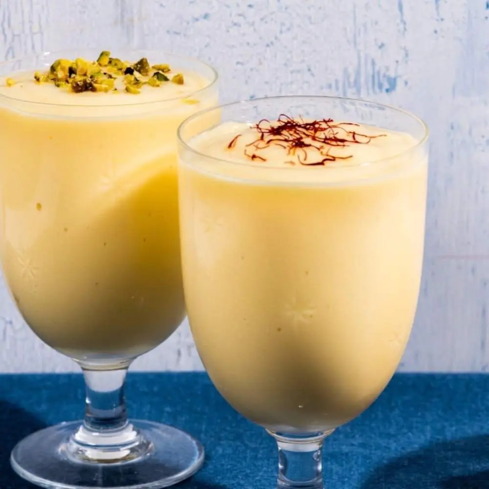 Mango Lassi at Desi Dough Pizza