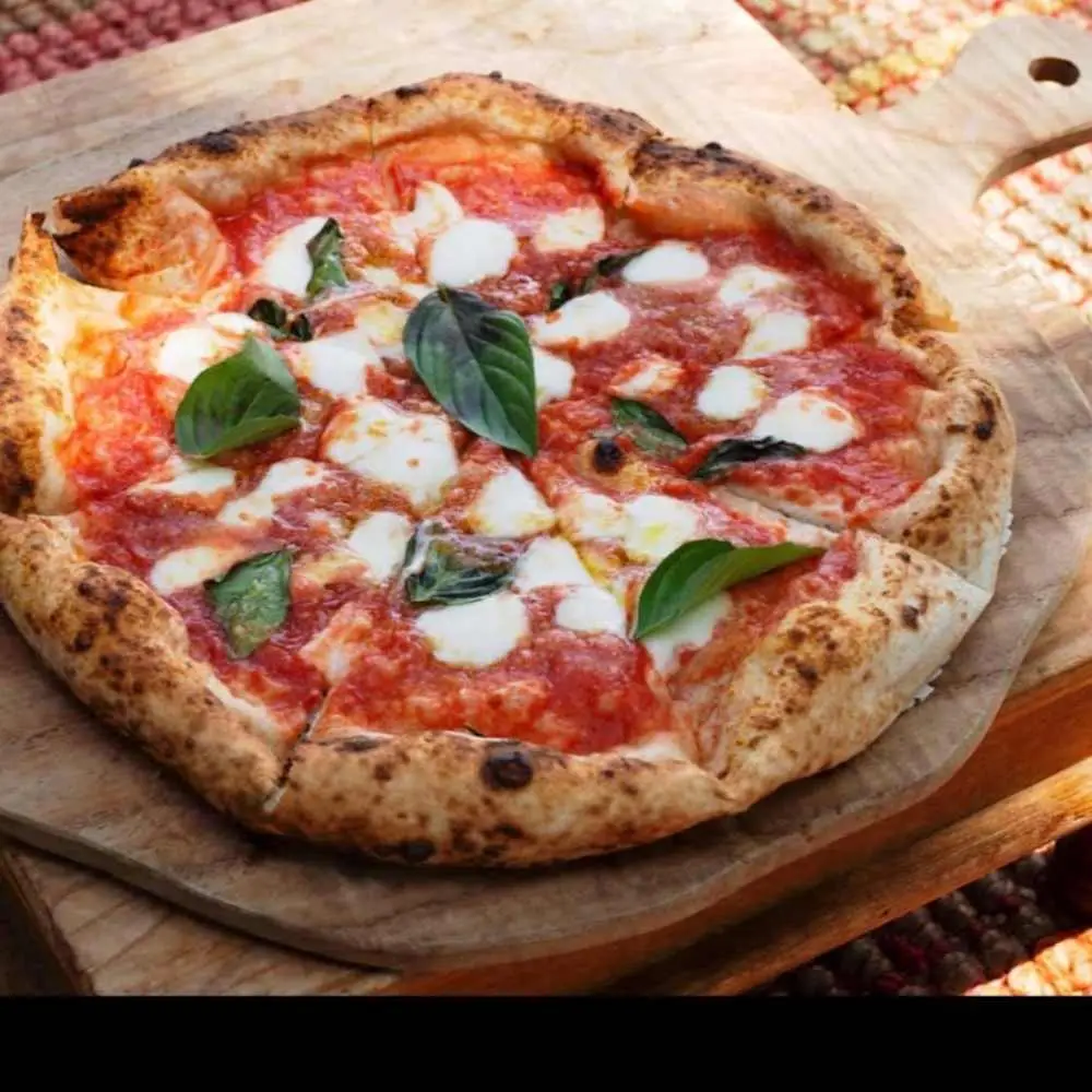 Margherita Pizza at Desi Dough Pizza