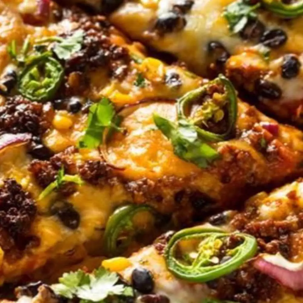 Mexican Favorite Pizza at Desi Dough Pizza