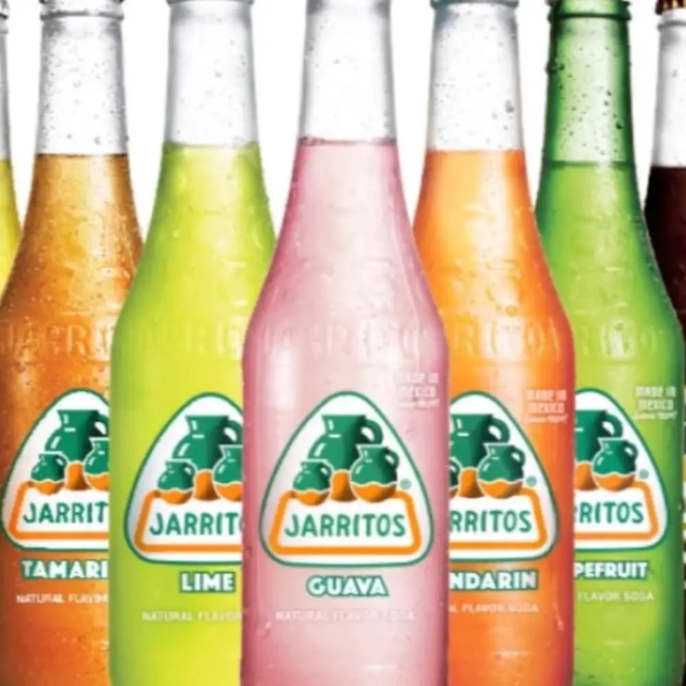 Mexican Soda (Jarritos) at Desi Dough Pizza