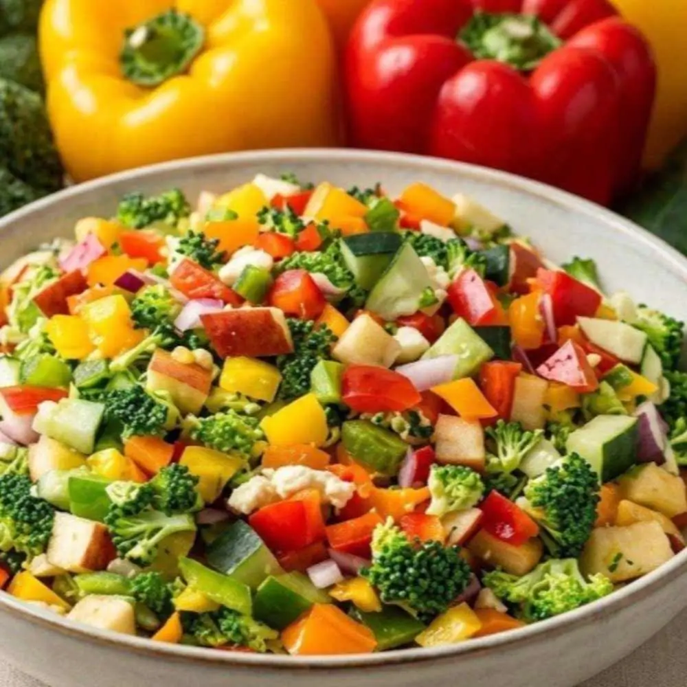 Salad at Desi Dough Pizza