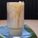 Honey Palm Latte at Devout Coffee