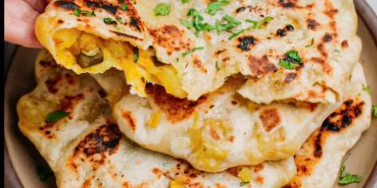 Aloo Naan at Dhaba Express Fremont
