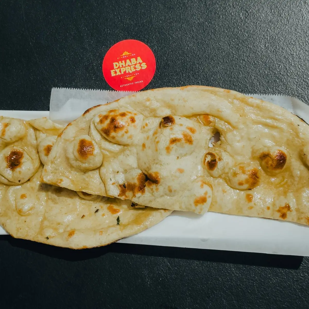Butter Naan at Dhaba Express Fremont