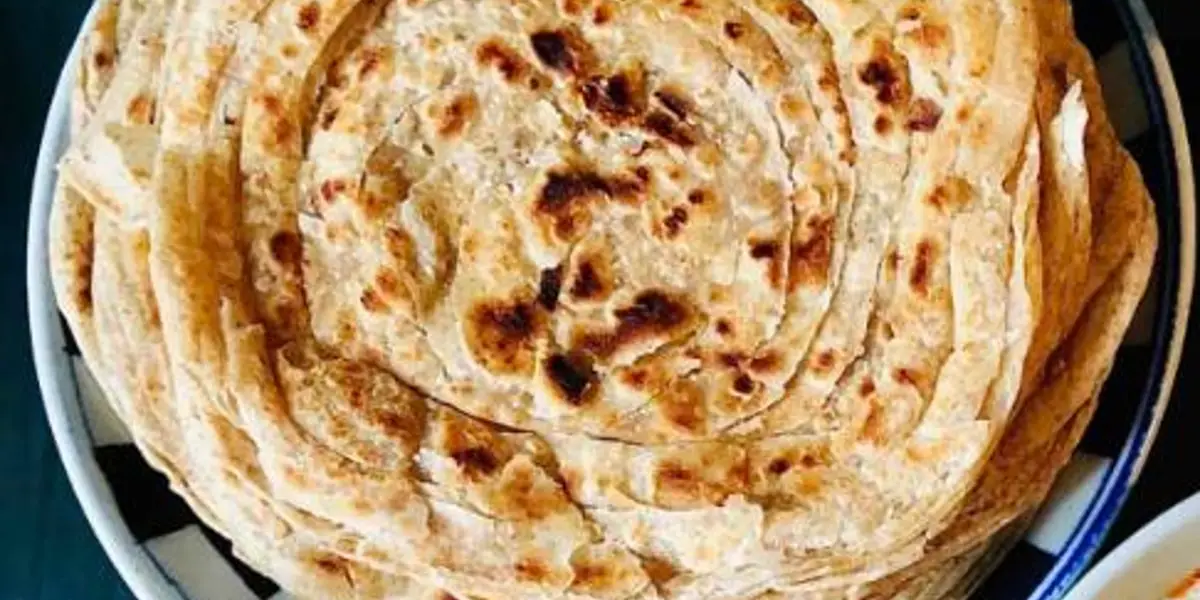 Lachcha Paratha at Dhaba Express Fremont