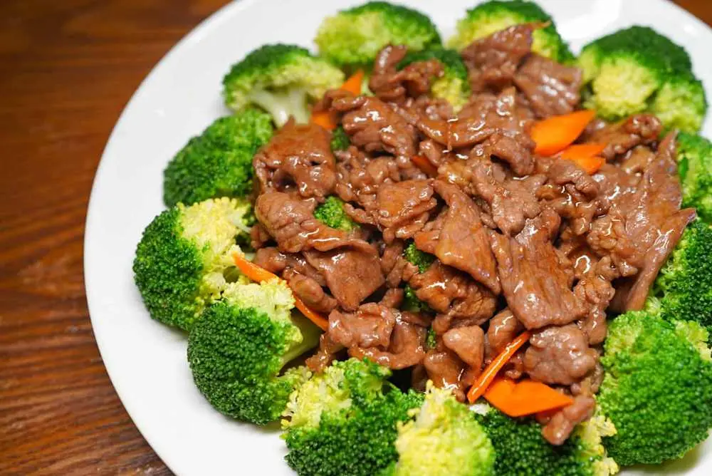 Broccoli Beef at Din Ding Dumpling House