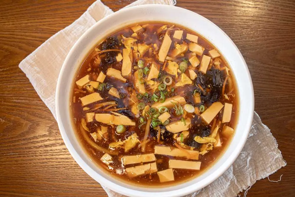 Hot and Sour Soup at Din Ding Dumpling House