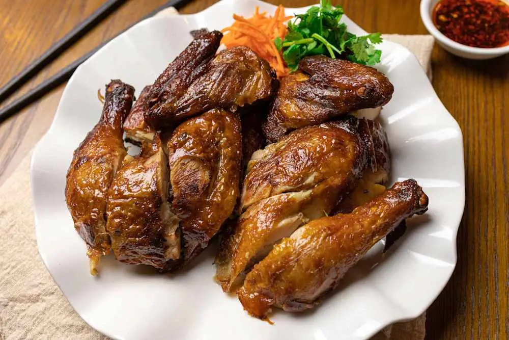 House special BBQ Chicken (Half) at Din Ding Dumpling House