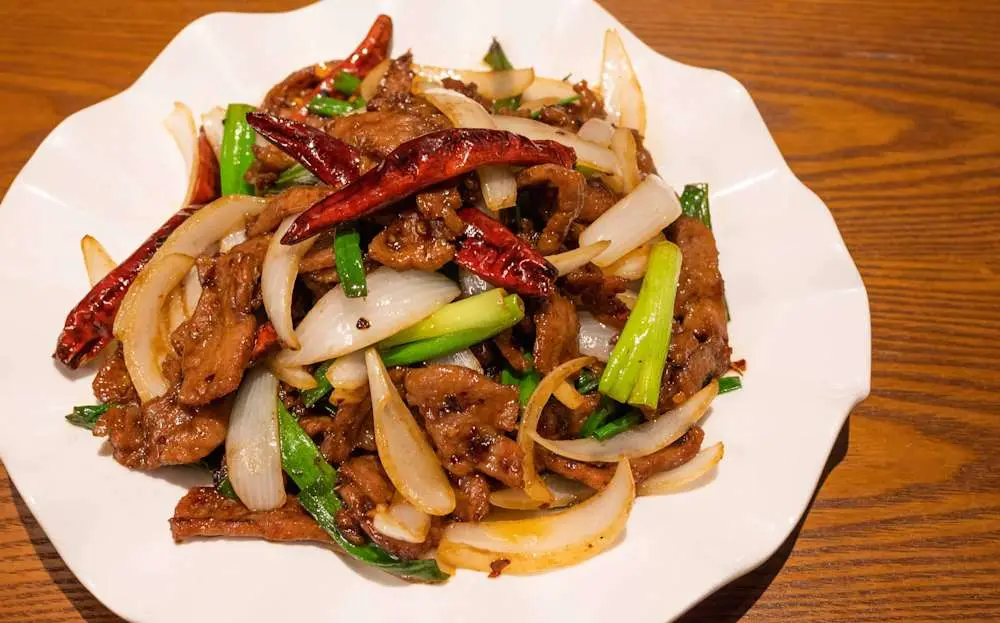 Mongolian Beef at Din Ding Dumpling House