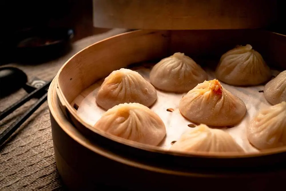 Pork and Crab Xiao Long Bao at Din Ding Dumpling House