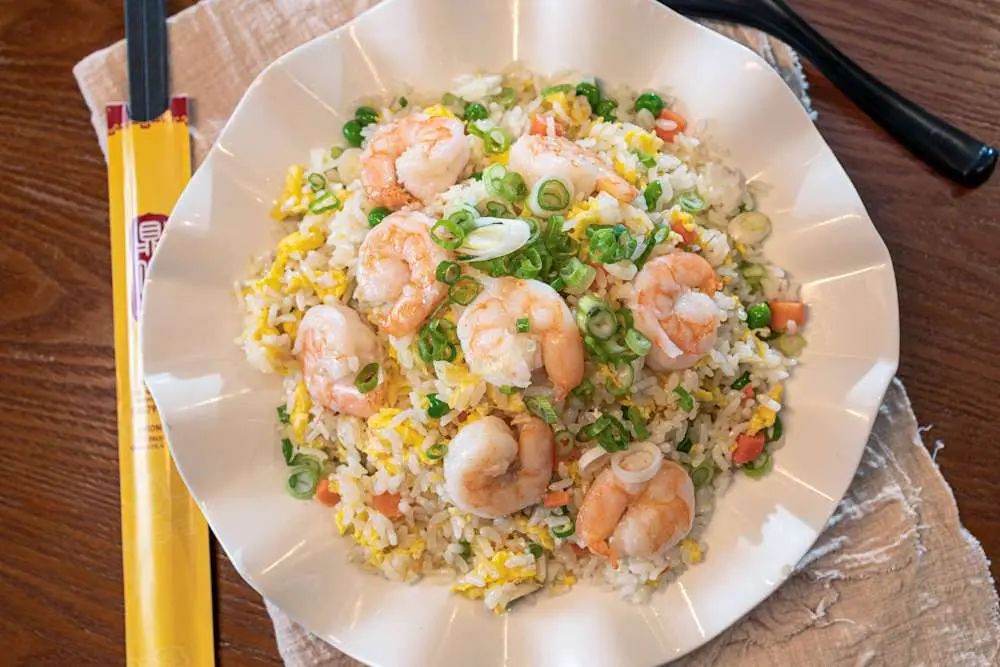 Shrimp Fried Rice at Din Ding Dumpling House