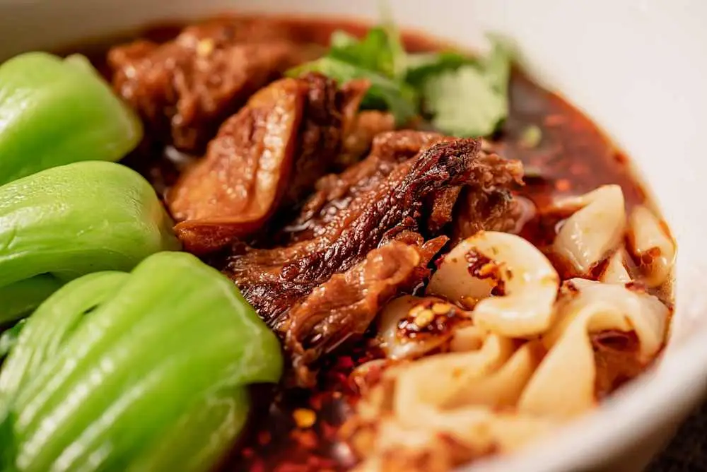 Spicy Beef Brisket Noodle at Din Ding Dumpling House
