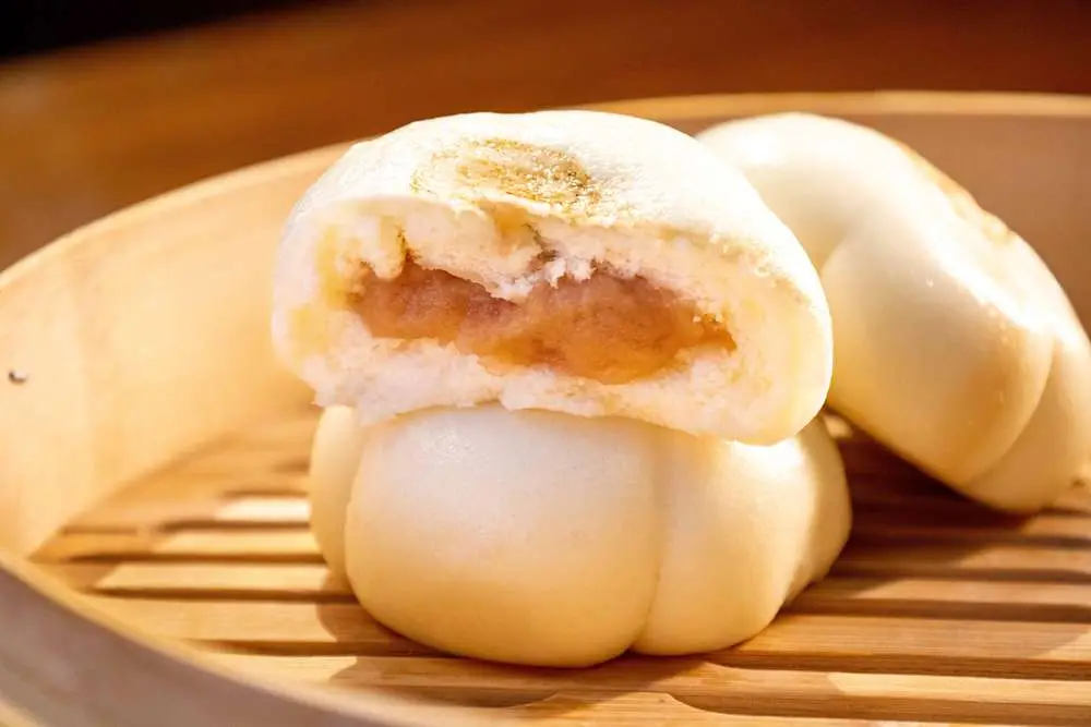 Taro Bun at Din Ding Dumpling House
