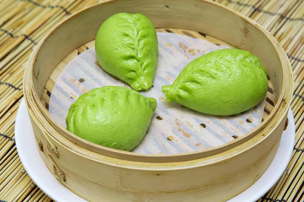 Vegetable Bun at Din Ding Dumpling House