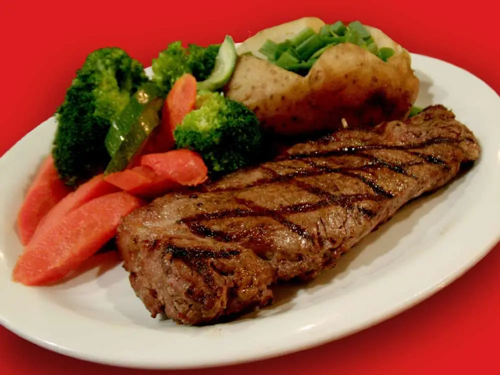 14 oz. New York Steak at Dina's Family Restaurant