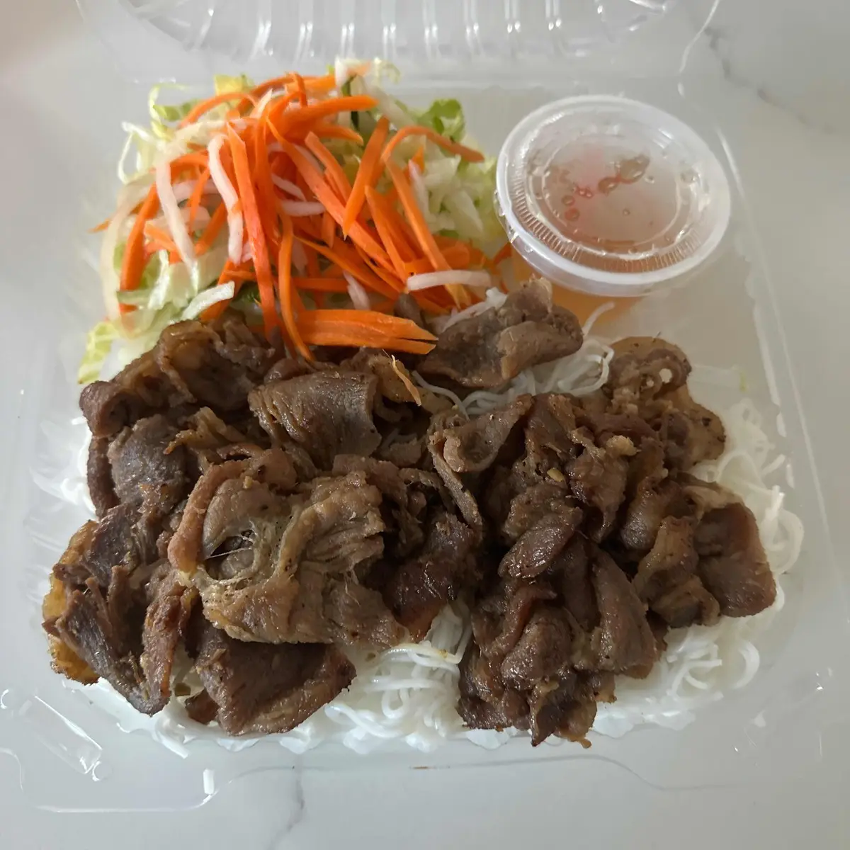 Egg Roll, Grilled Pork Vermicelli Noodles at Dope pho