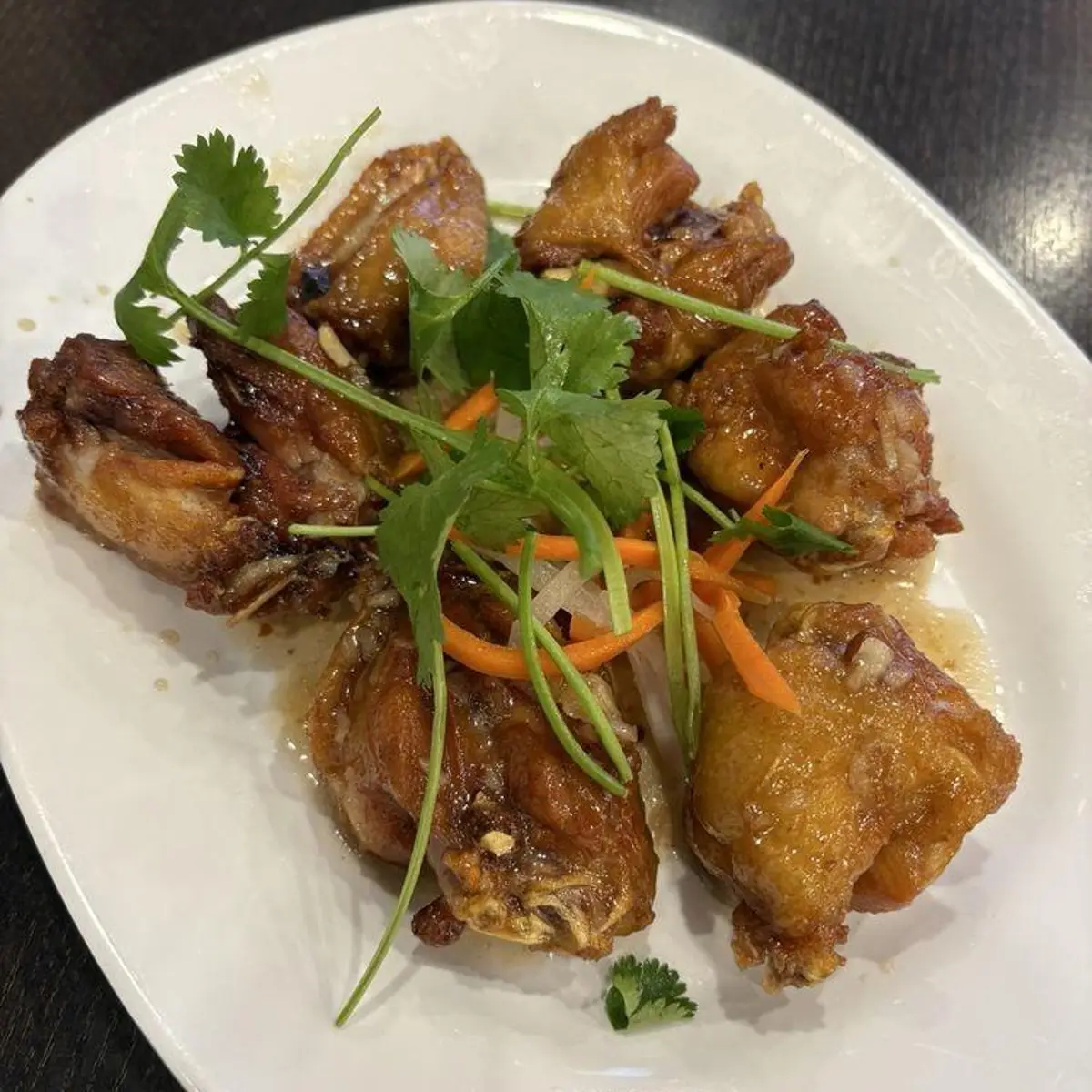 Fried Chicken Wing at Dope pho