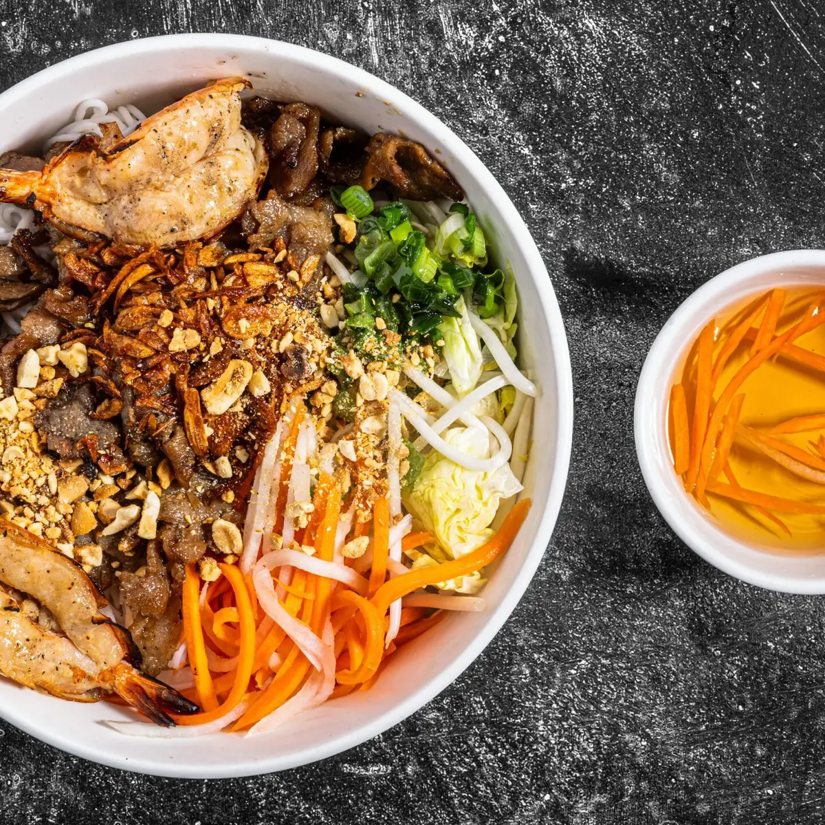 Grilled Pork & Shrimp Vermicelli Noodles at Dope pho