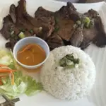 Grilled Pork Chop Over Rice at Dope pho