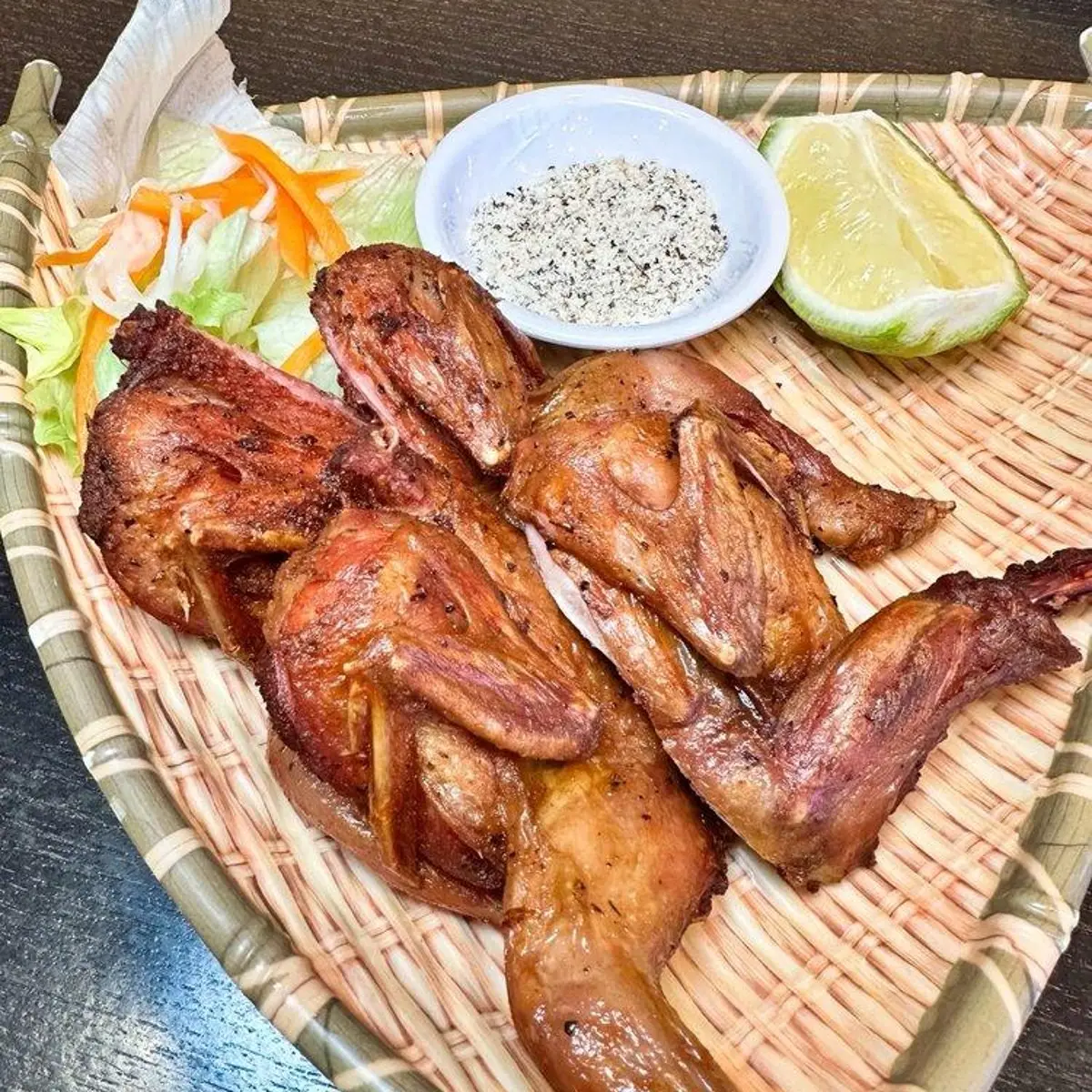 Roasted Quails at Dope pho