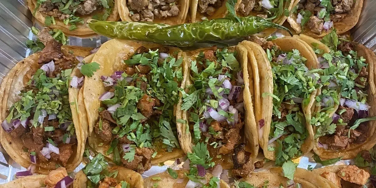 El Patio Street Tacos Platter at El Patio Original