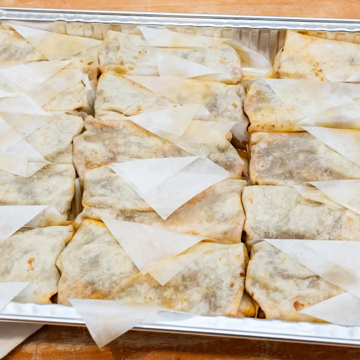 Mini Burrito Full Tray at El Patio Original
