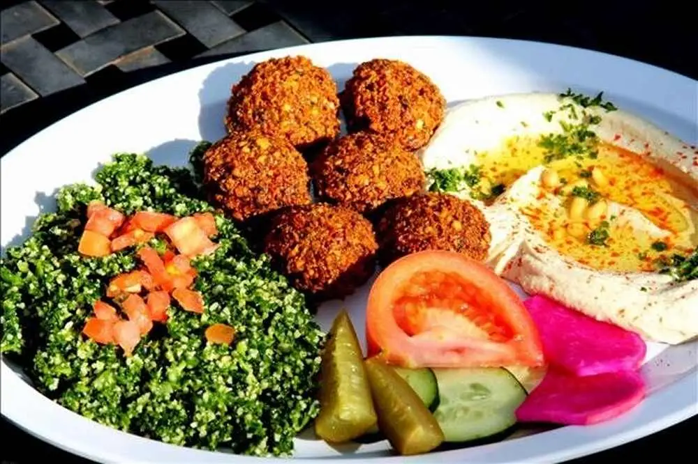 Falafel Plate at Falafel, etc.