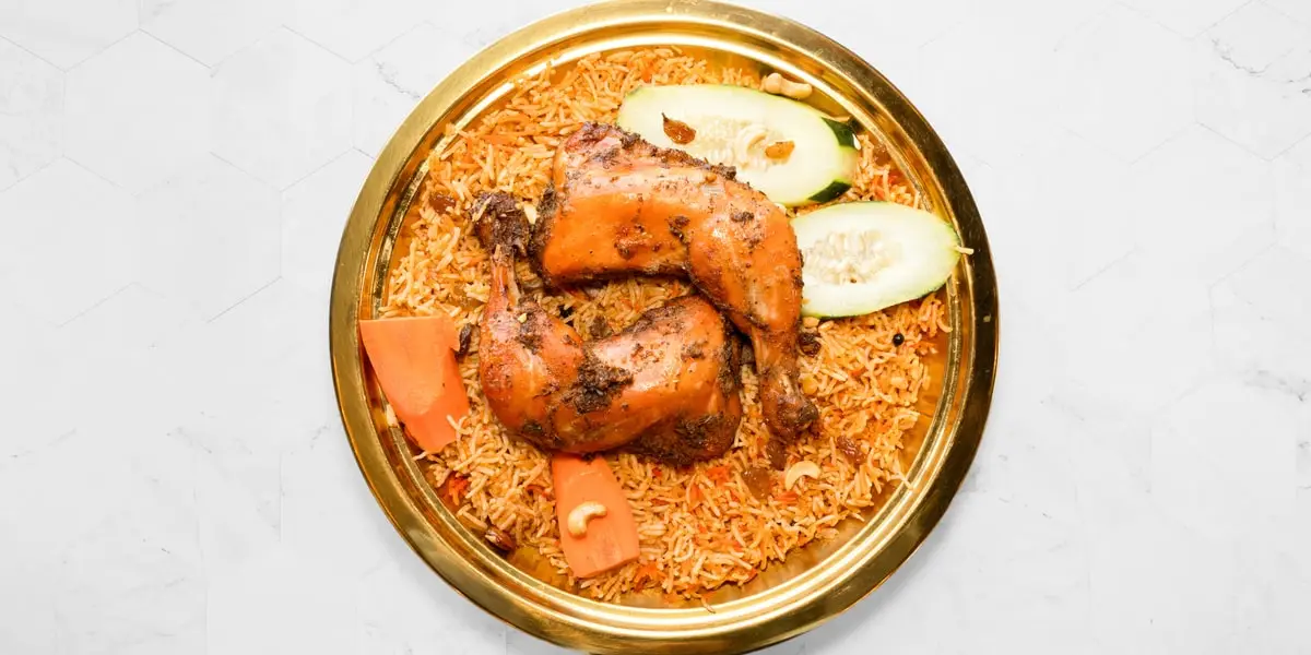 Chicken Mandi at Falaknuma Indian Arabian Restaurant & Catering