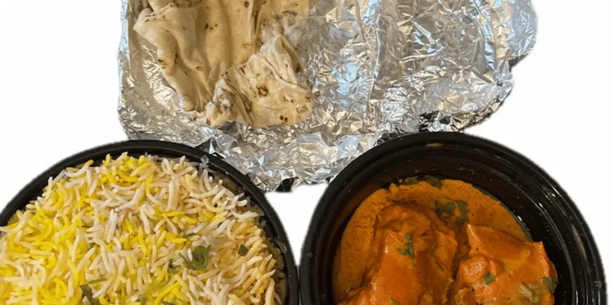Combo 1 ( Goat Biryani + Nawabi Chicken + Rumali Roti) at Falaknuma Indian Arabian Restaurant & Catering