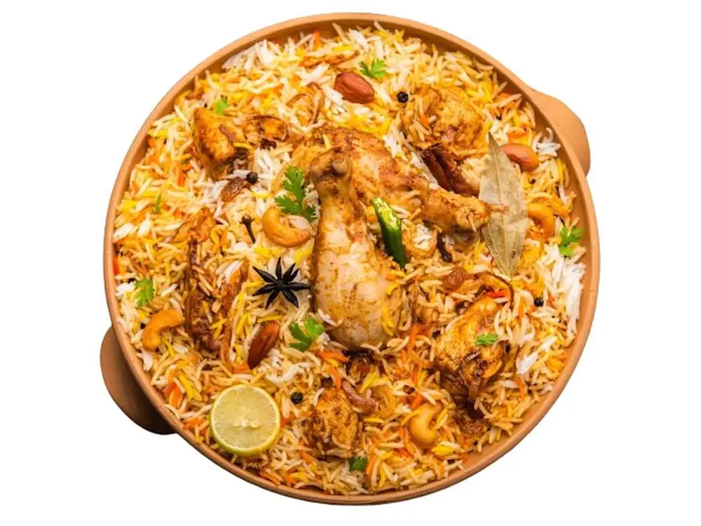 Chicken Dum Biryani at Fremont Biryani House
