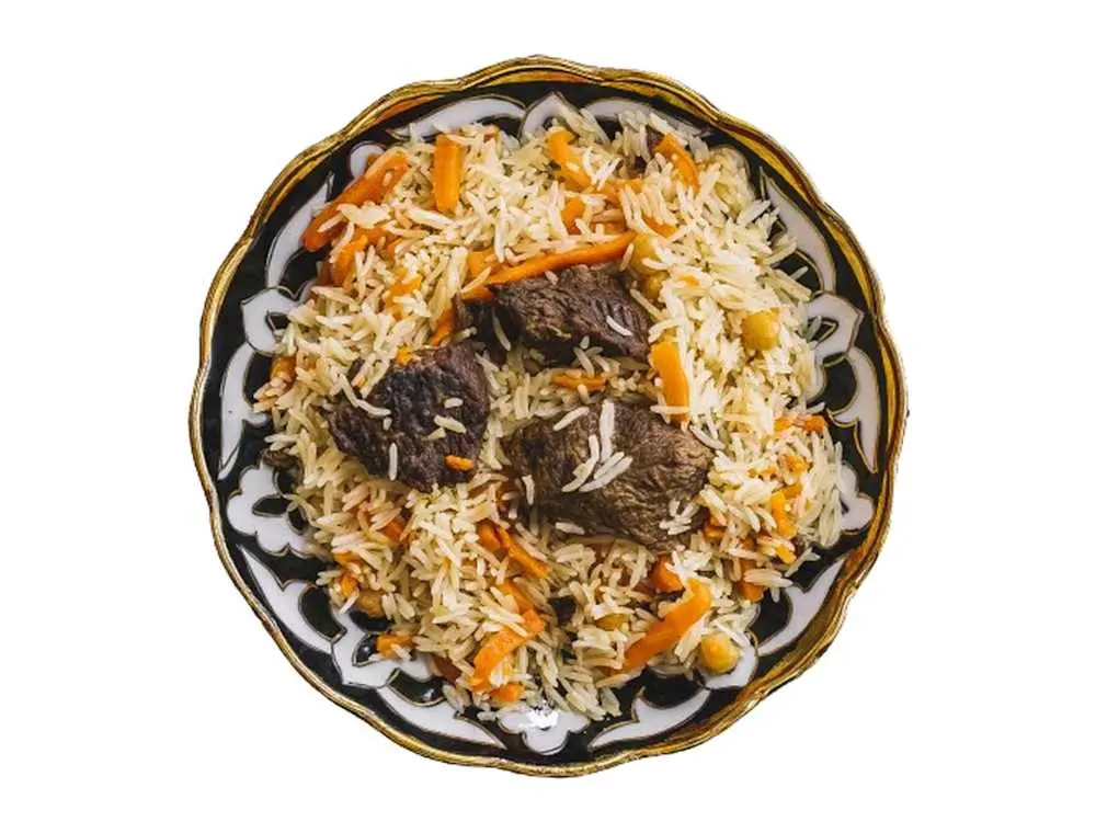Goat Fry Piece Pulav at Fremont Biryani House