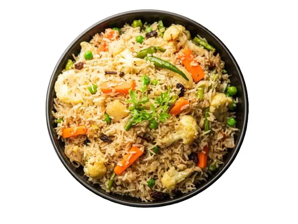 Paneer Biryani at Fremont Biryani House