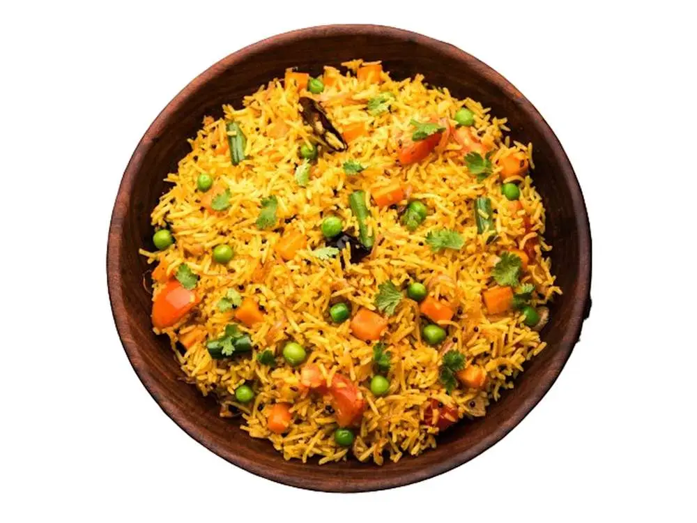 Veg Dum Biryani at Fremont Biryani House