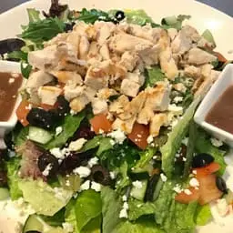 Chicken Greek Salad at Frodo Joe's Petit Cafe