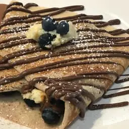 I-Berry Blueberries Crepe at Frodo Joe's Petit Cafe