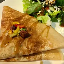 Mongolian Crepe at Frodo Joe's Petit Cafe