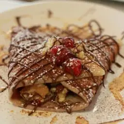Pink Berries Crepe at Frodo Joe's Petit Cafe