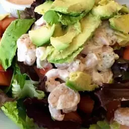 Shrimp Avocado Salad at Frodo Joe's Petit Cafe