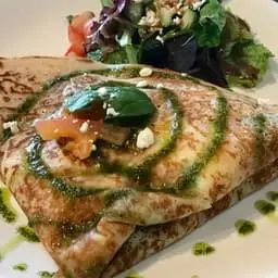 Veggie Crepe at Frodo Joe's Petit Cafe