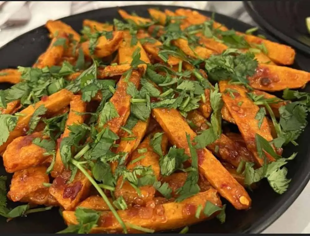 Crispy Chilli Potato at Garam Mirchi- Pure Veg Rajasthani & Indo Chinese Restaurant