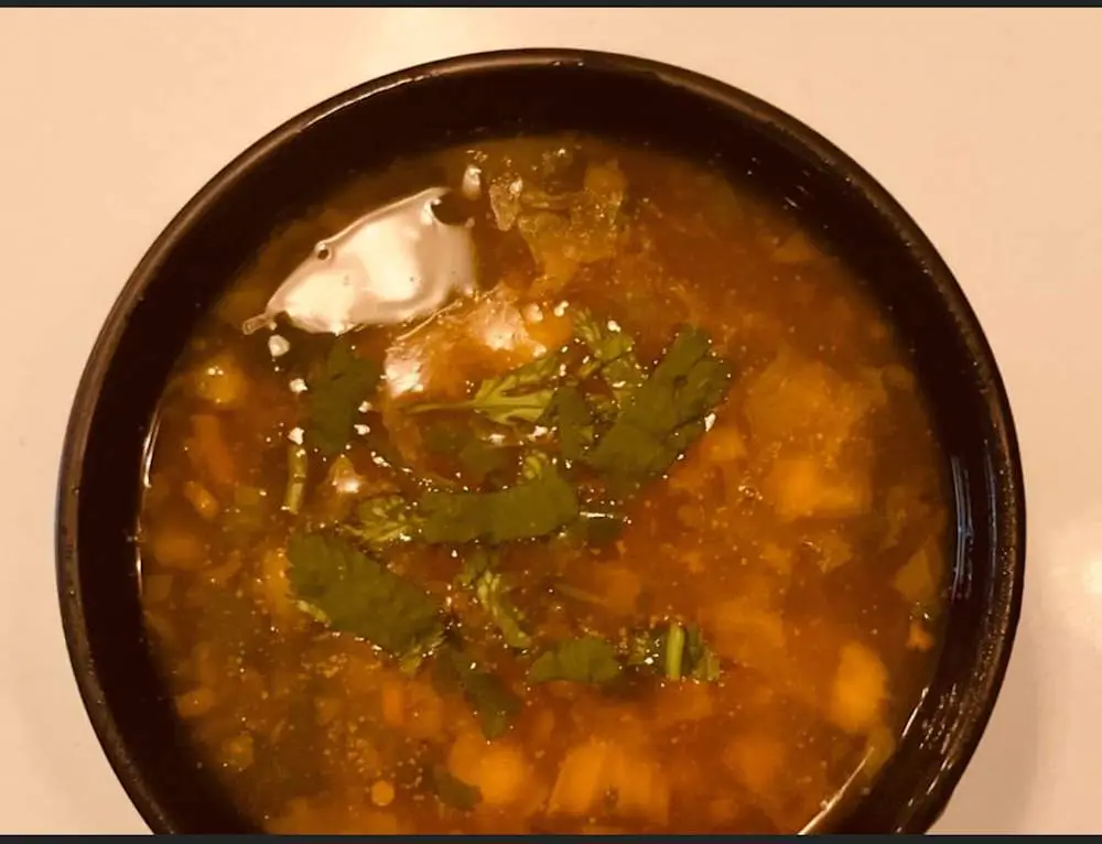 Hot N Sour Soup Bowl at Garam Mirchi- Pure Veg Rajasthani & Indo Chinese Restaurant