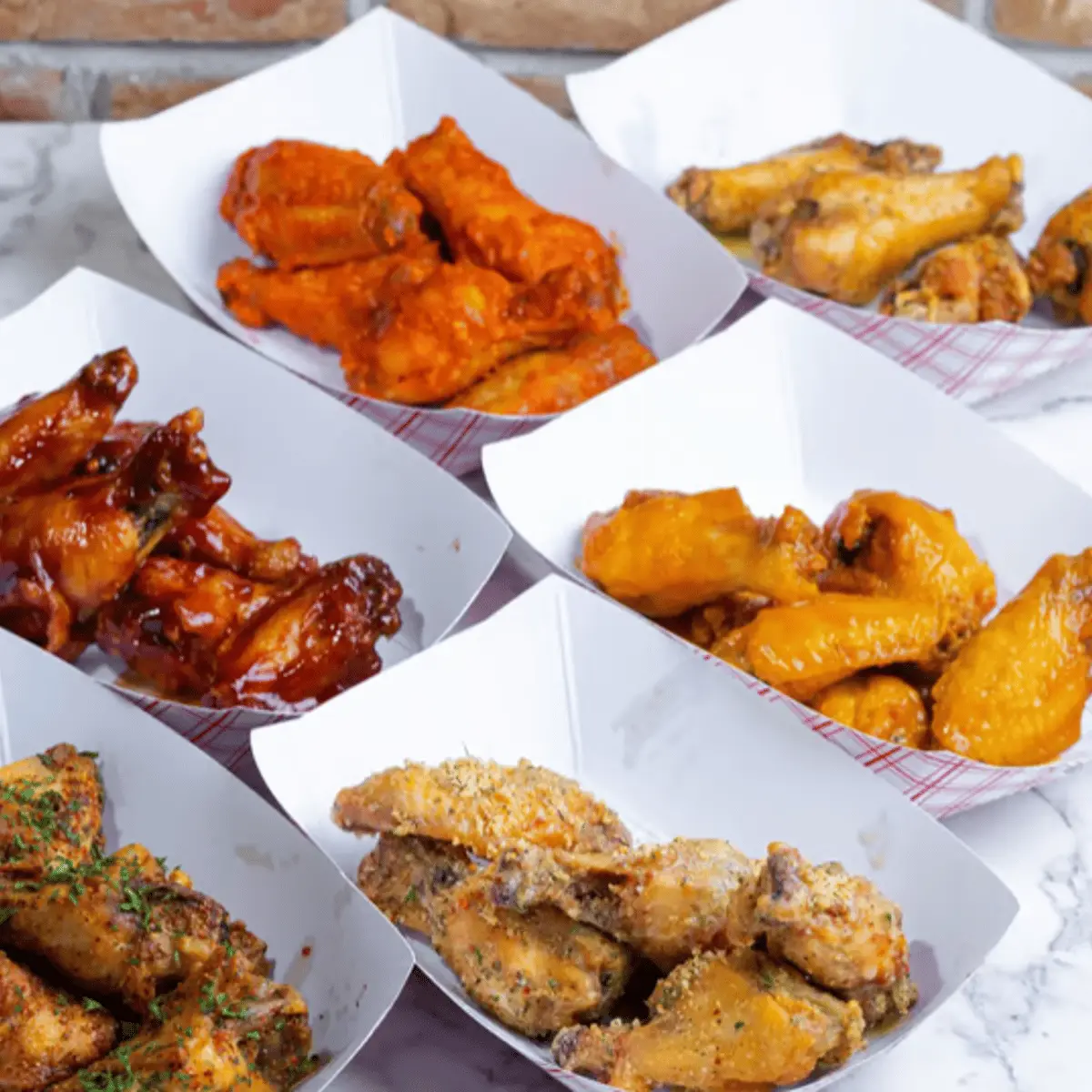 6 Pieces at Halal Wings Plus