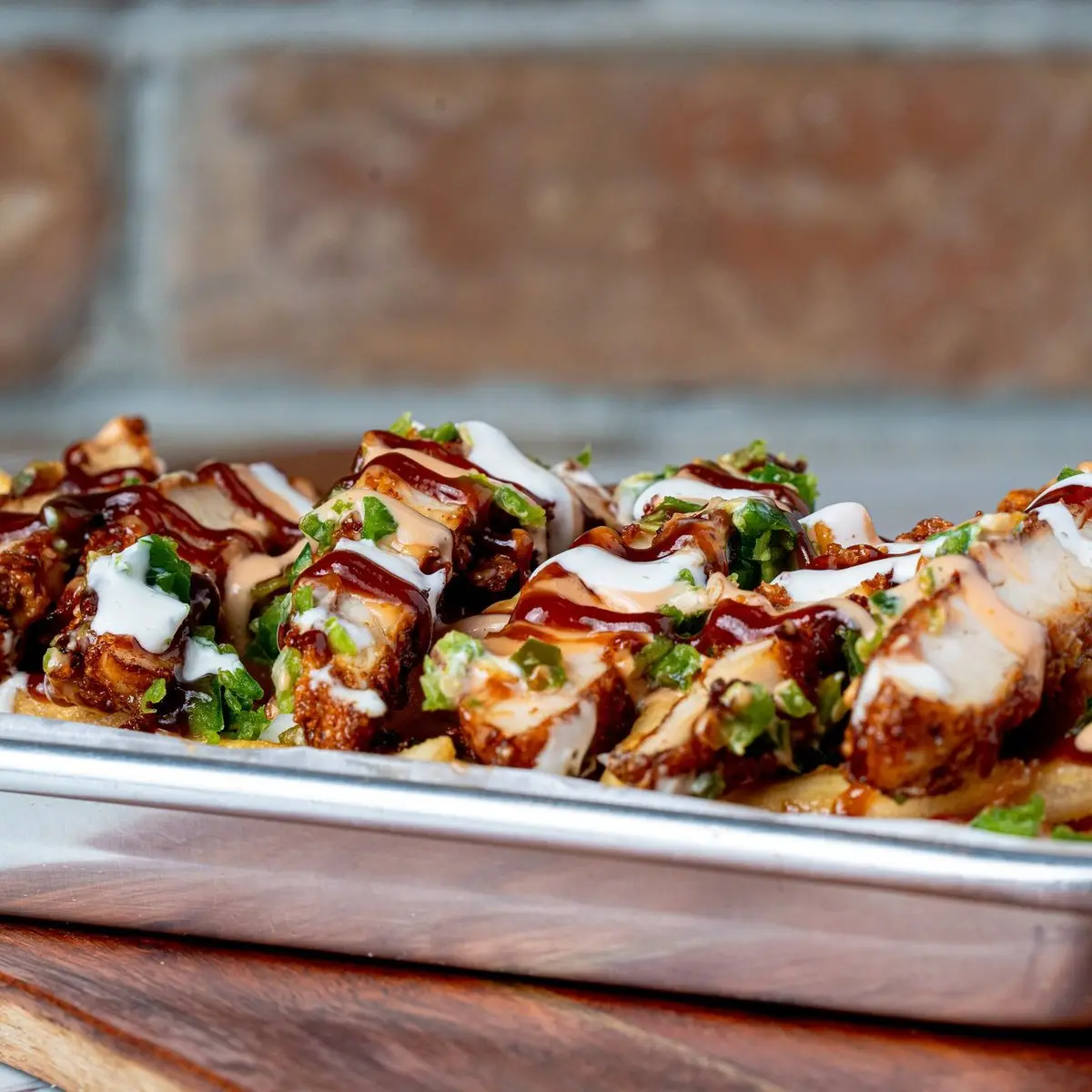 Chicken Loaded Fries at Halal Wings Plus