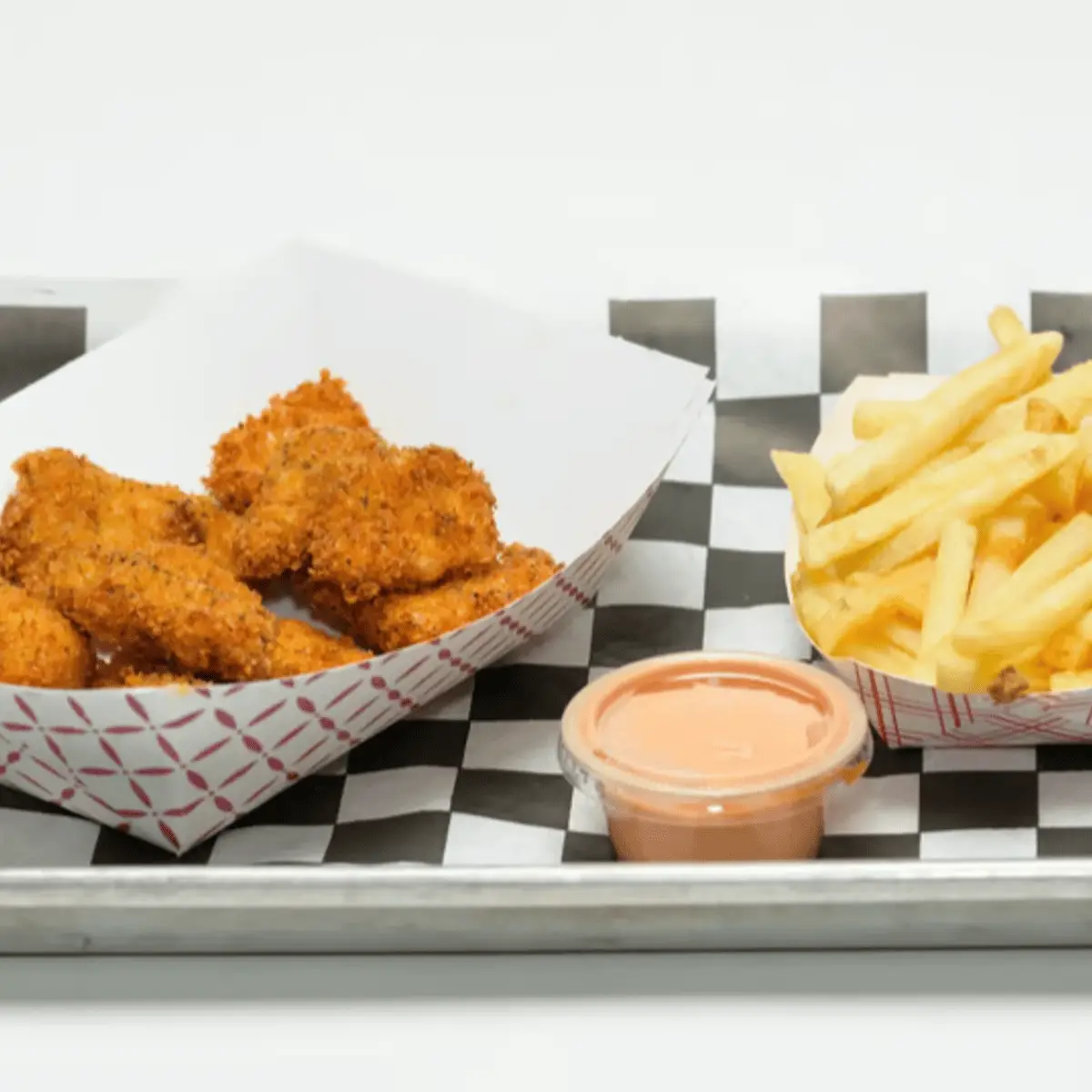 Chicken Tenders with Fries at Halal Wings Plus