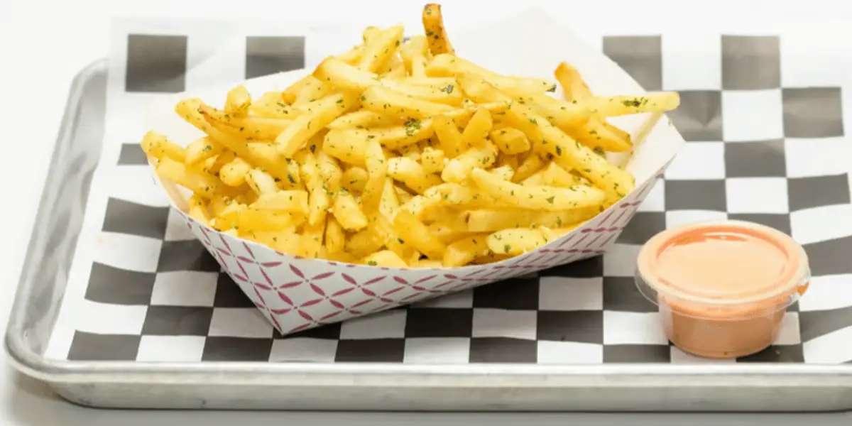 Garlic Fries at Halal Wings Plus