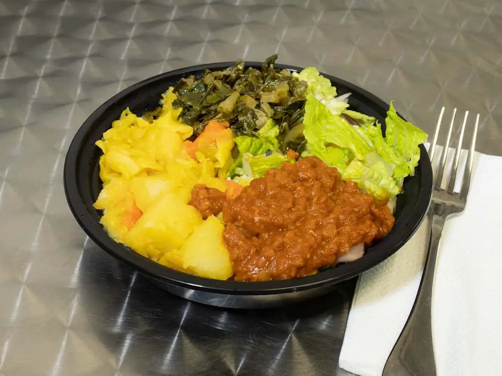 Veggie Bowl at Haleluya Ethiopian Gourmet
