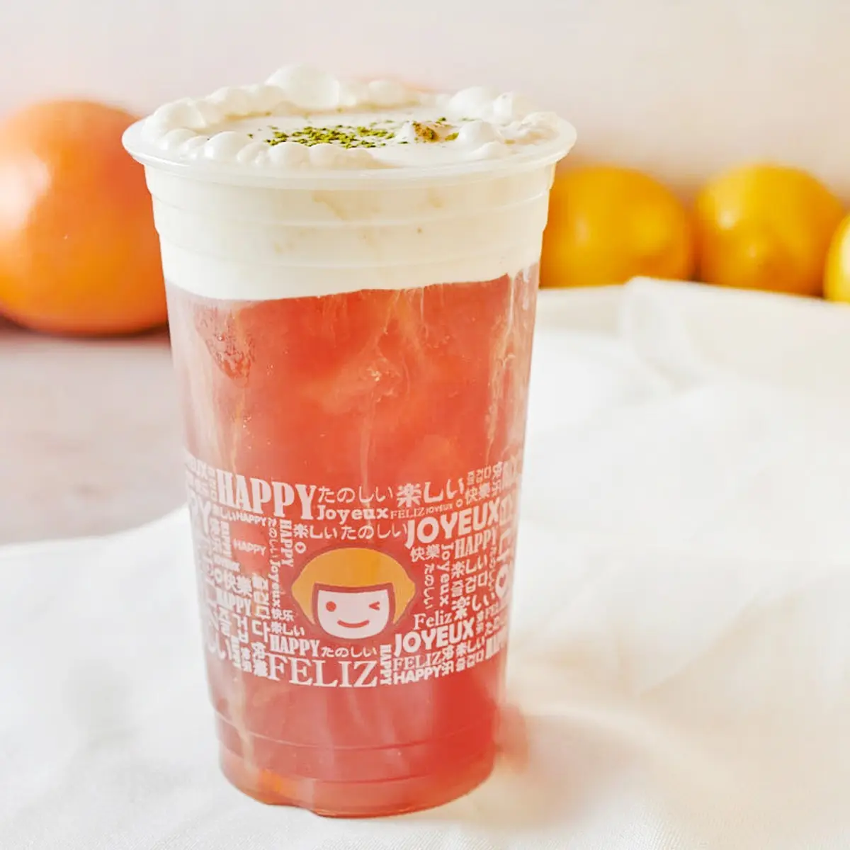 A2. Black Tea with Salted Cheese (Cold) at Happy Lemon Fremont