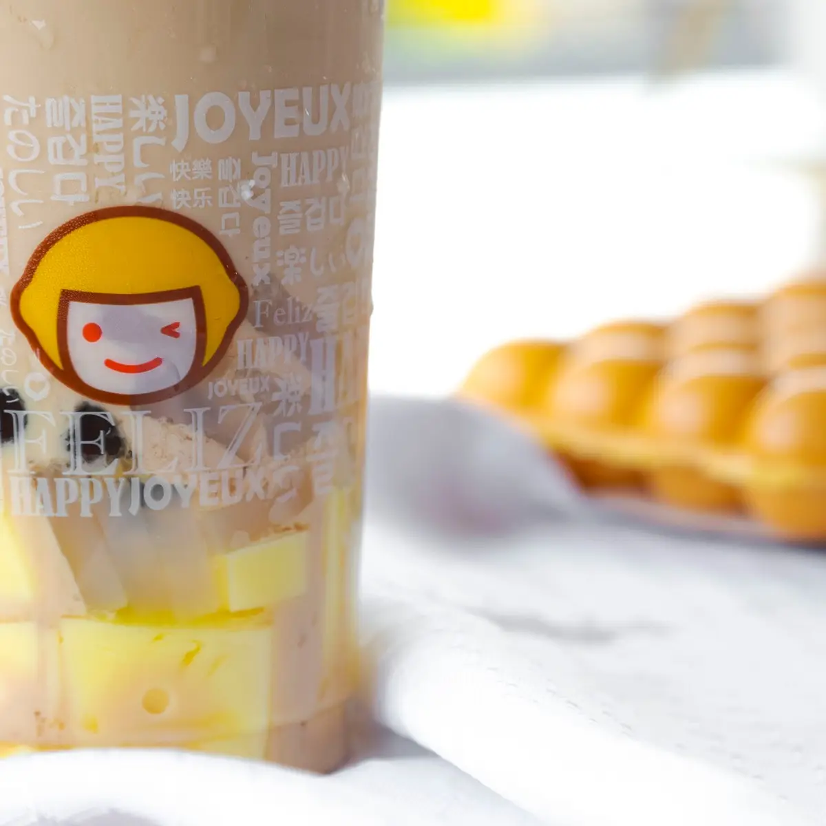 D1. Boba Milk Tea at Happy Lemon Fremont