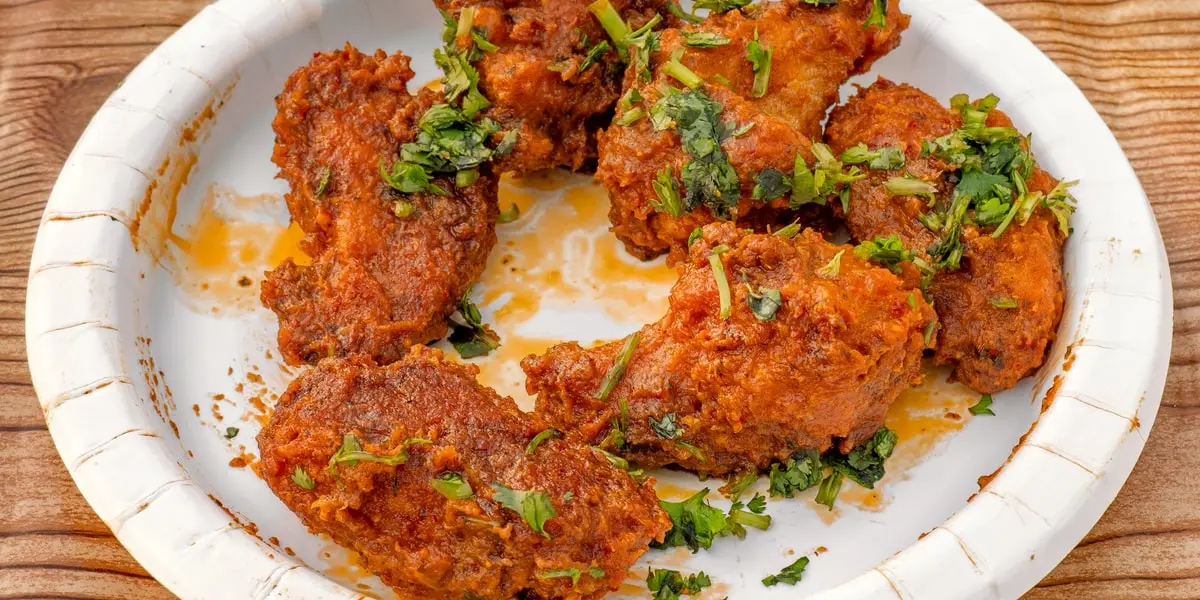 Desi Tadka wings at Hint of Desi