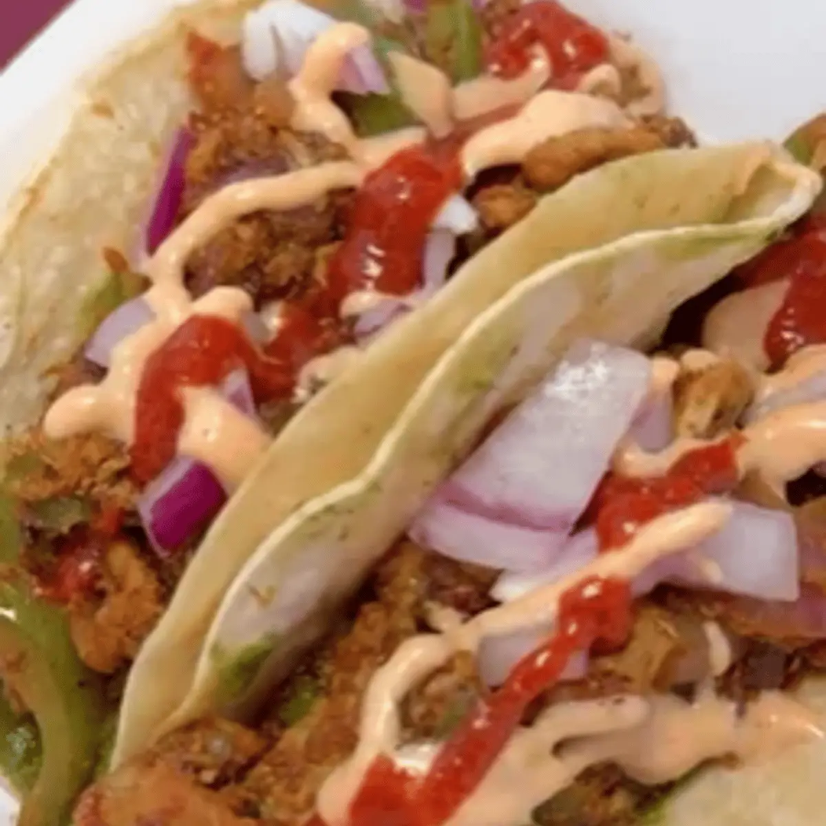 Masala chicken Tacos at Hint of Desi